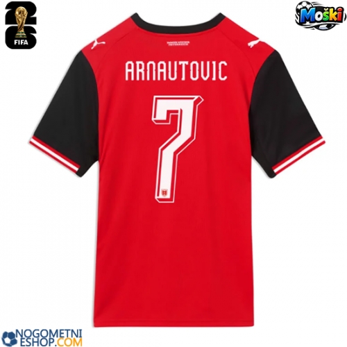 Moški Nogometni dresi Avstrija Marko Arnautovic #7 Domači SP 2026 Kratek Rokav